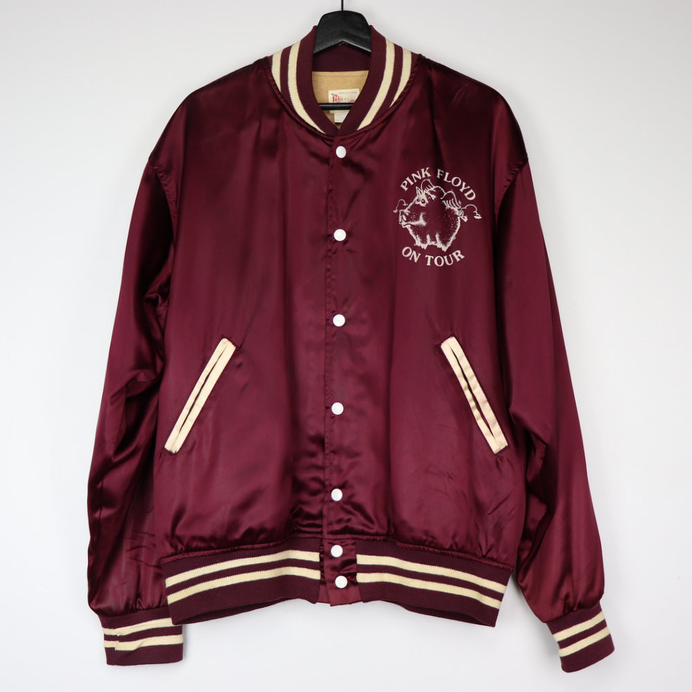 1977 Pink Floyd Animals On Tour Crew Satin Jacket