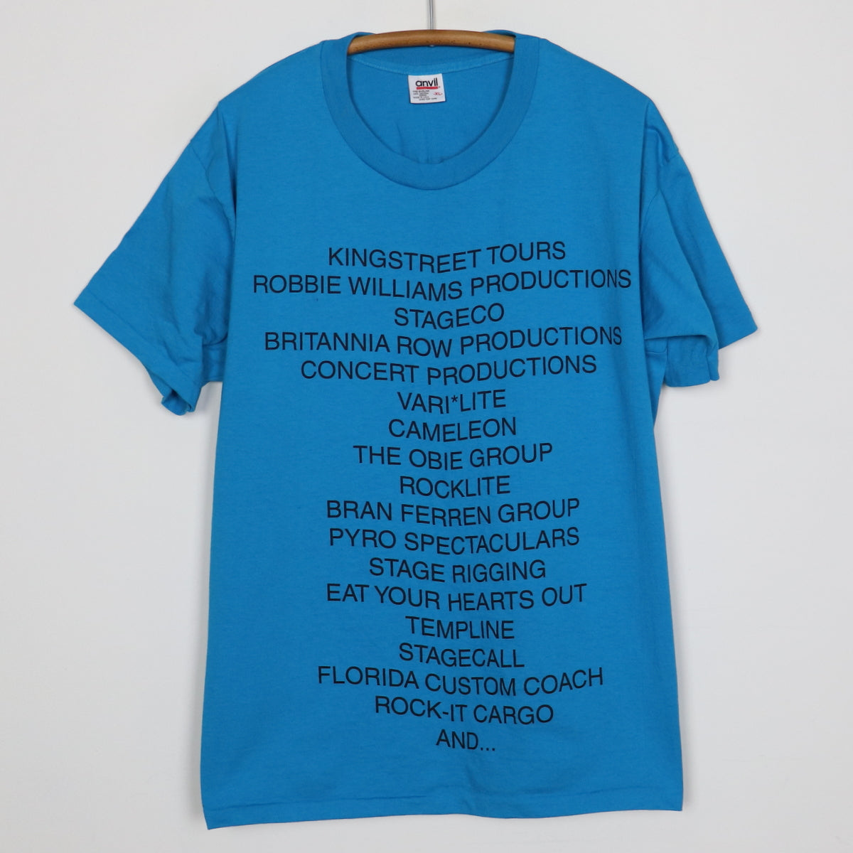 1994 Pink Floyd Division Bell Tour Crew Shirt