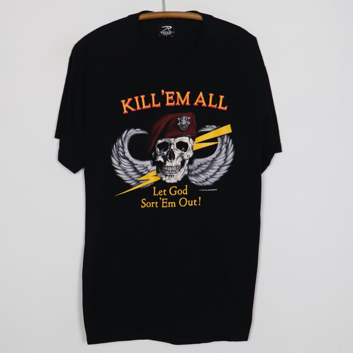 1986 Kill Em All Let God Sort Em Out Shirt