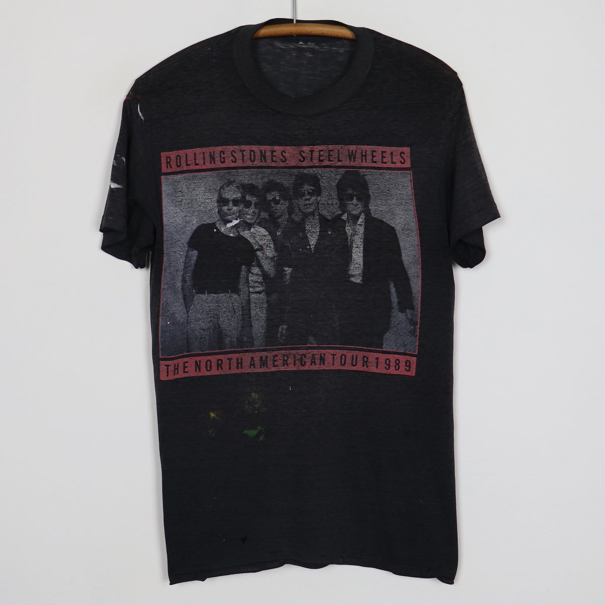 1989 Rolling Stones Steel Wheels Tour Shirt | Authentic Vintage