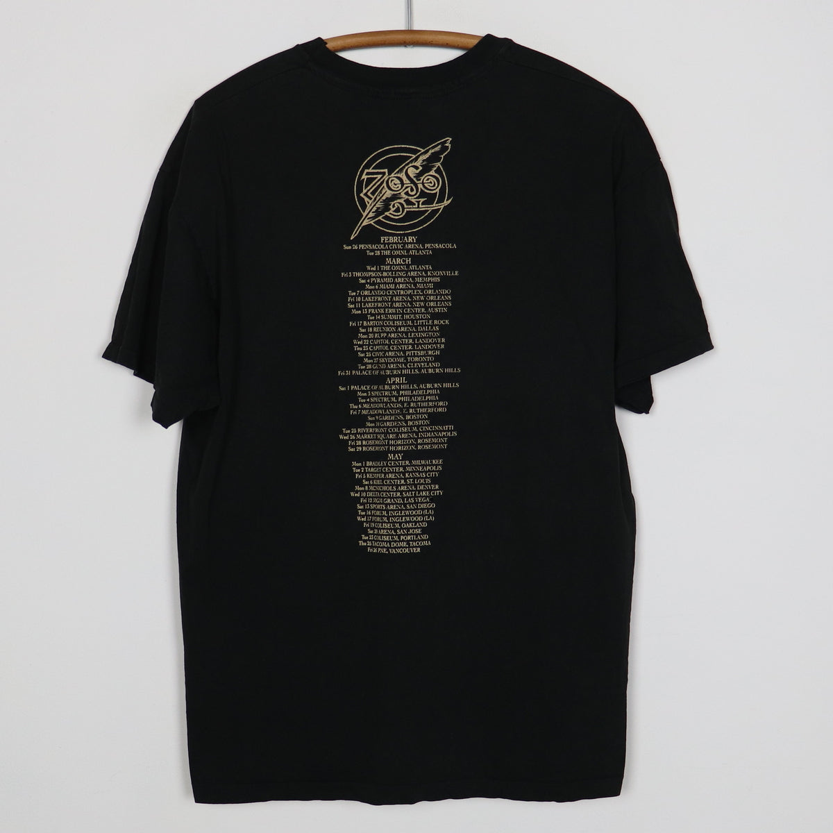 1995 Jimmy Page & Robert Plant Zoso Tour Shirt
