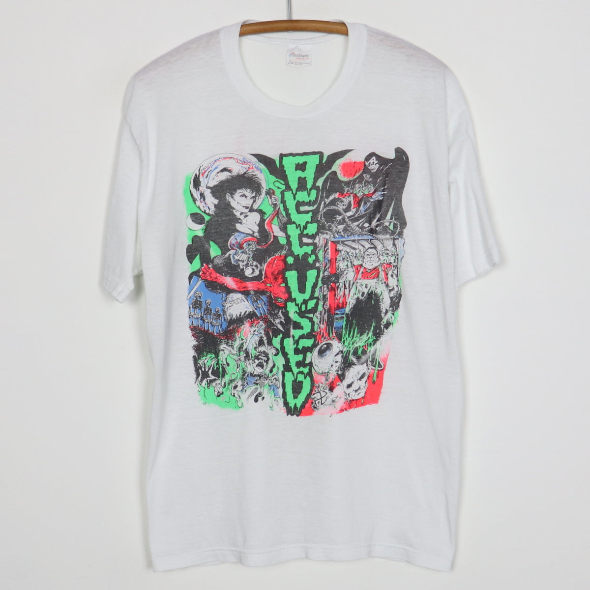 80s 当時物 THE ACCUSED バンドTシャツ XL アキューズド