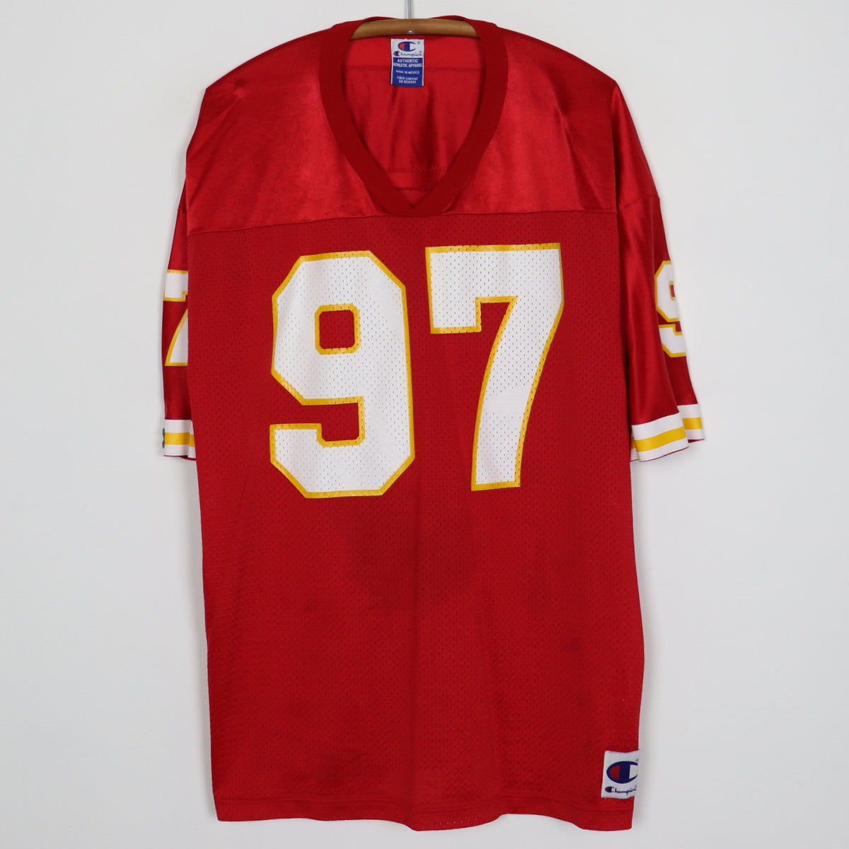 Wyco Vintage 1990s Dan Saleaumua Kansas City Chiefs NFL Jersey