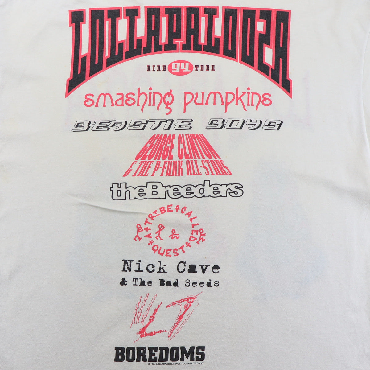 1994 Lollapalooza Concert Shirt