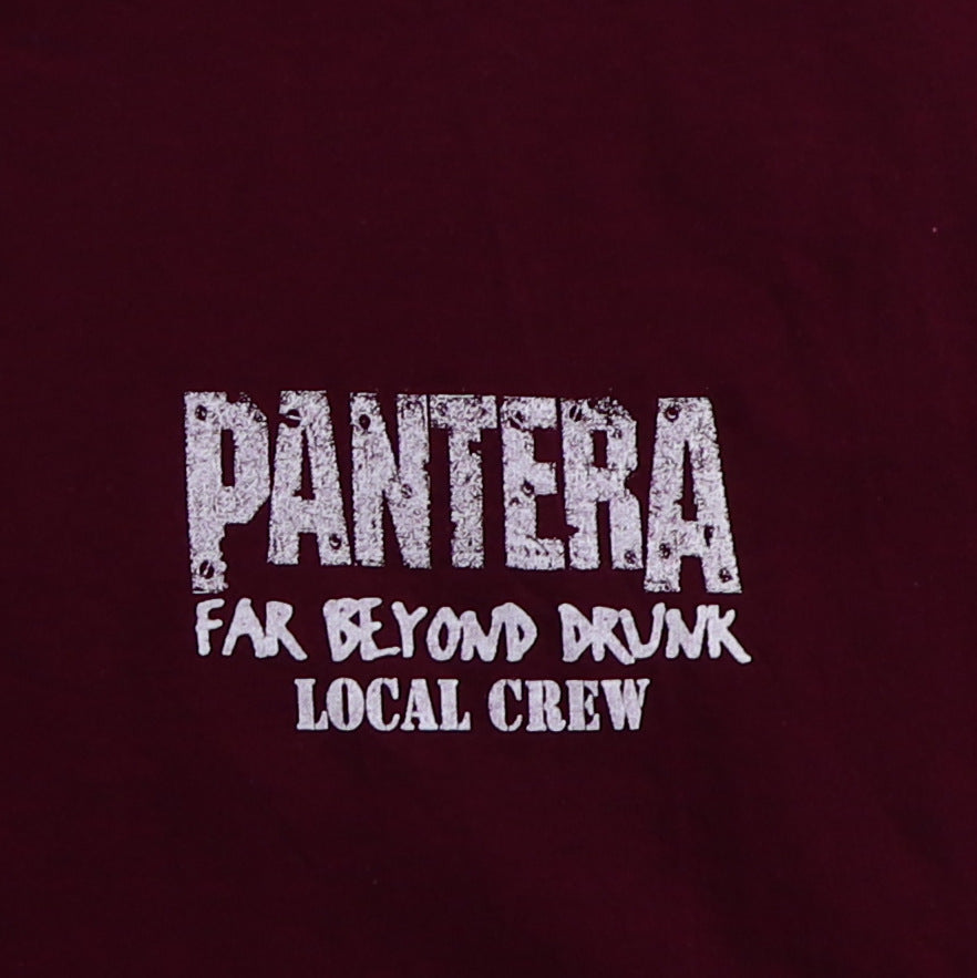 1994 Pantera Far Beyond Drunk Local Crew Concert Shirt