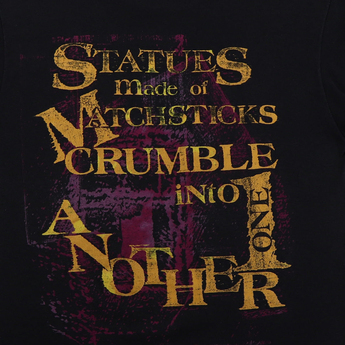 1988 Bob Dylan Statues Made Of Matchsticks Shirt