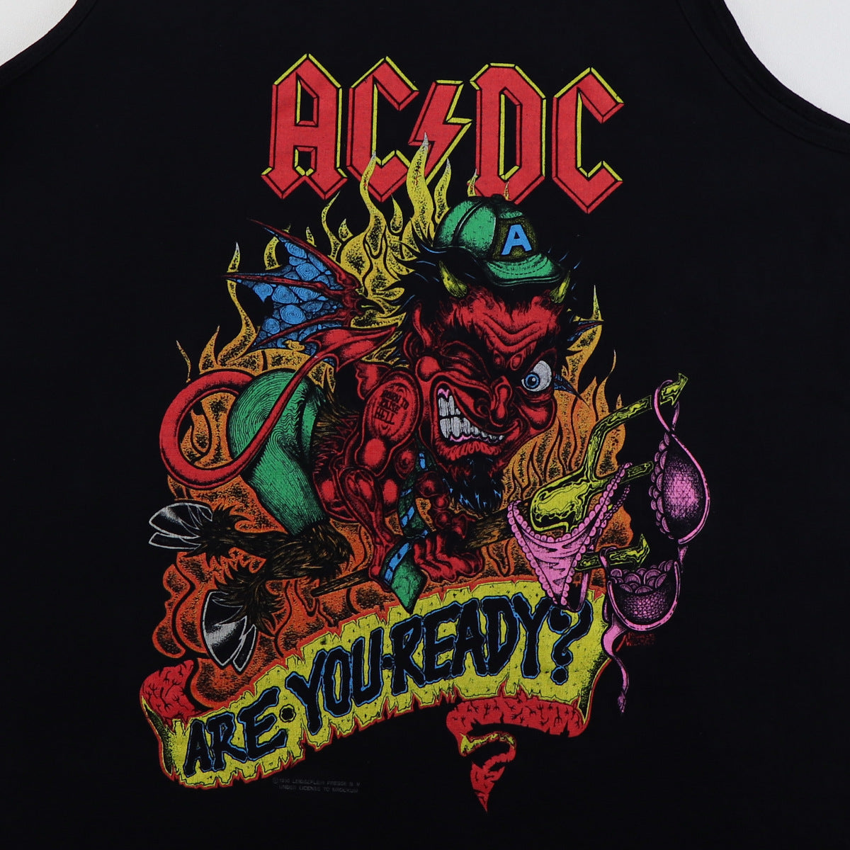 1990 ACDC Are you Ready Tank Top Shirt