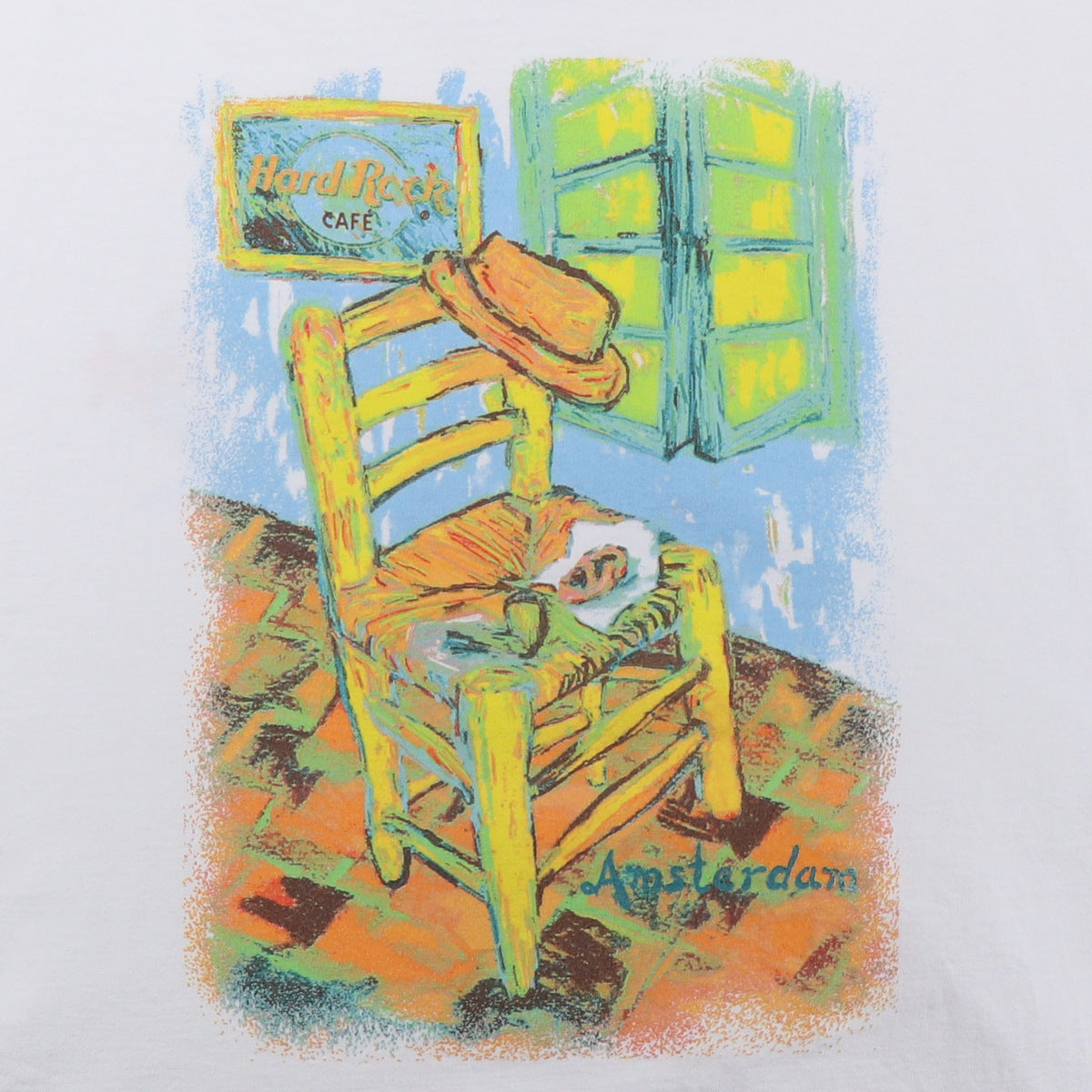 2000 Hard Rock Café Amsterdam Vincent Van Gogh Shirt