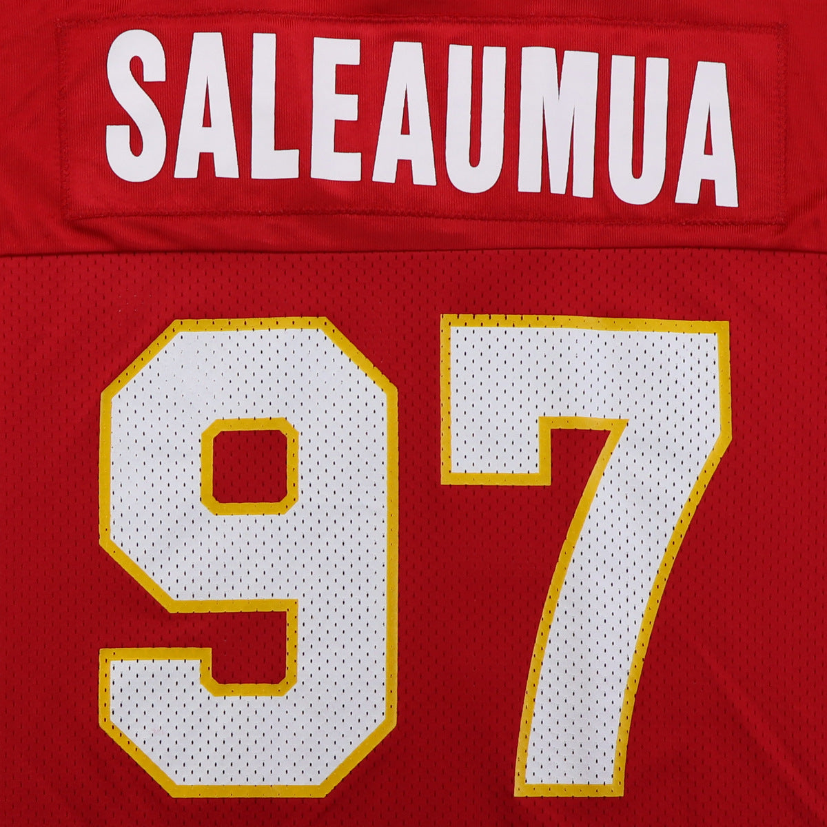 1990s Dan Saleaumua Kansas City Chiefs NFL Jersey