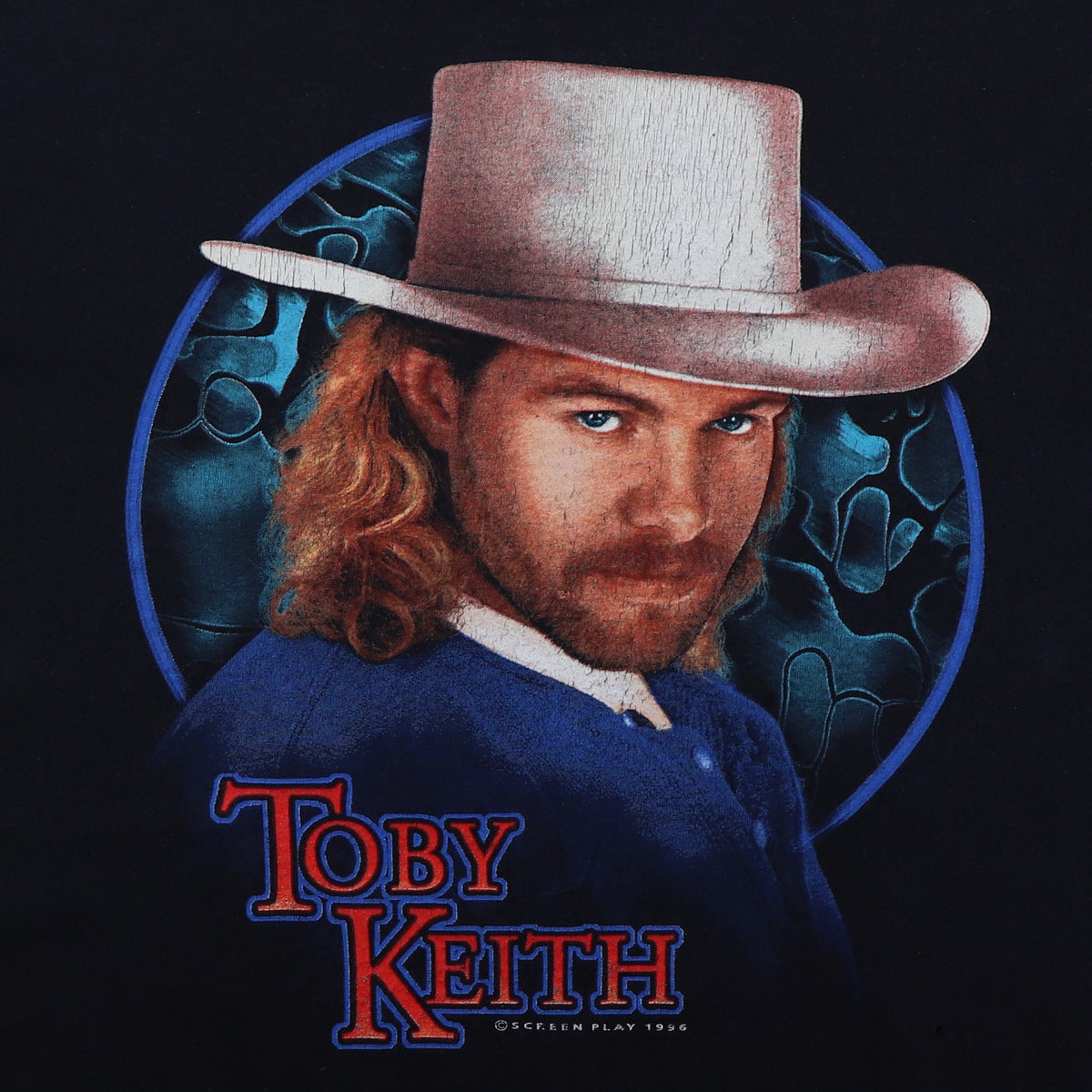 1996 Toby Keith Does That Blue Moon Ever Shine On You Shirt