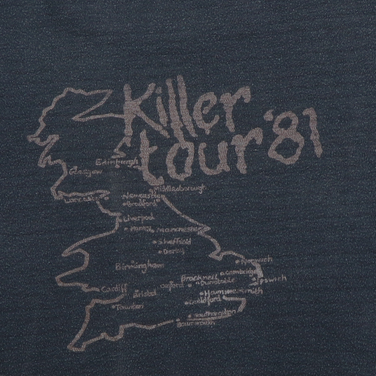 1981 Iron Maiden Killer European Tour Shirt