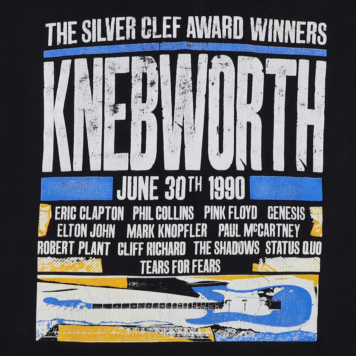 1990 Knebworth Silver Clef Concert Shirt