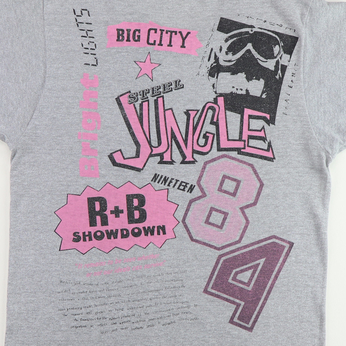 1984 The Clash Out Of Control Tour Shirt