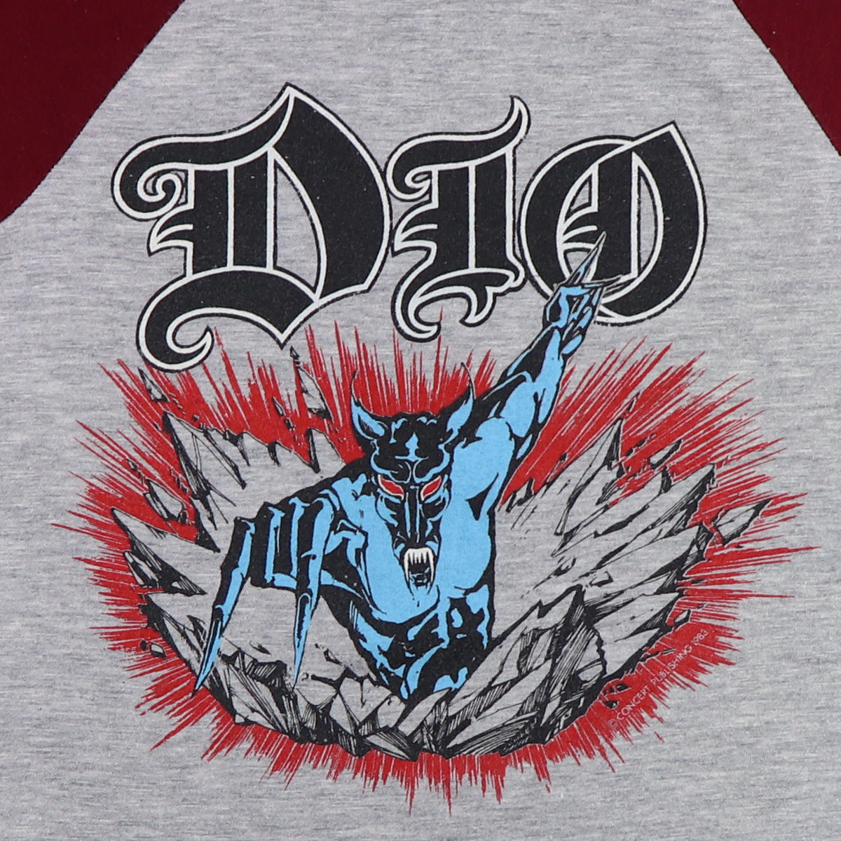1983 Dio Euro Tour Jersey Shirt