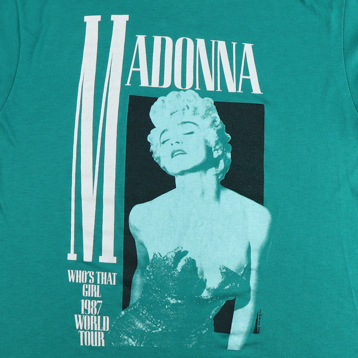 1987 Madonna Who's That Girl World Tour Shirt