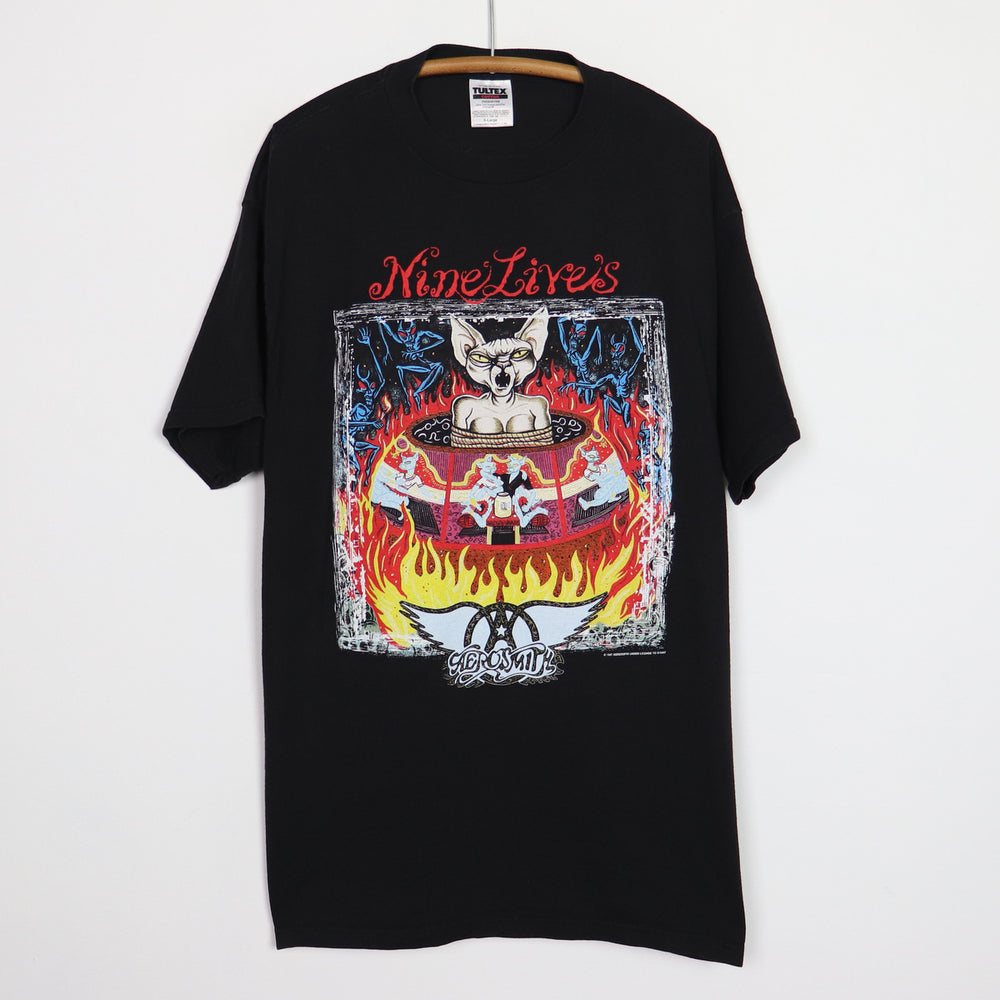 1997 Aerosmith Nine Lives Tour Shirt