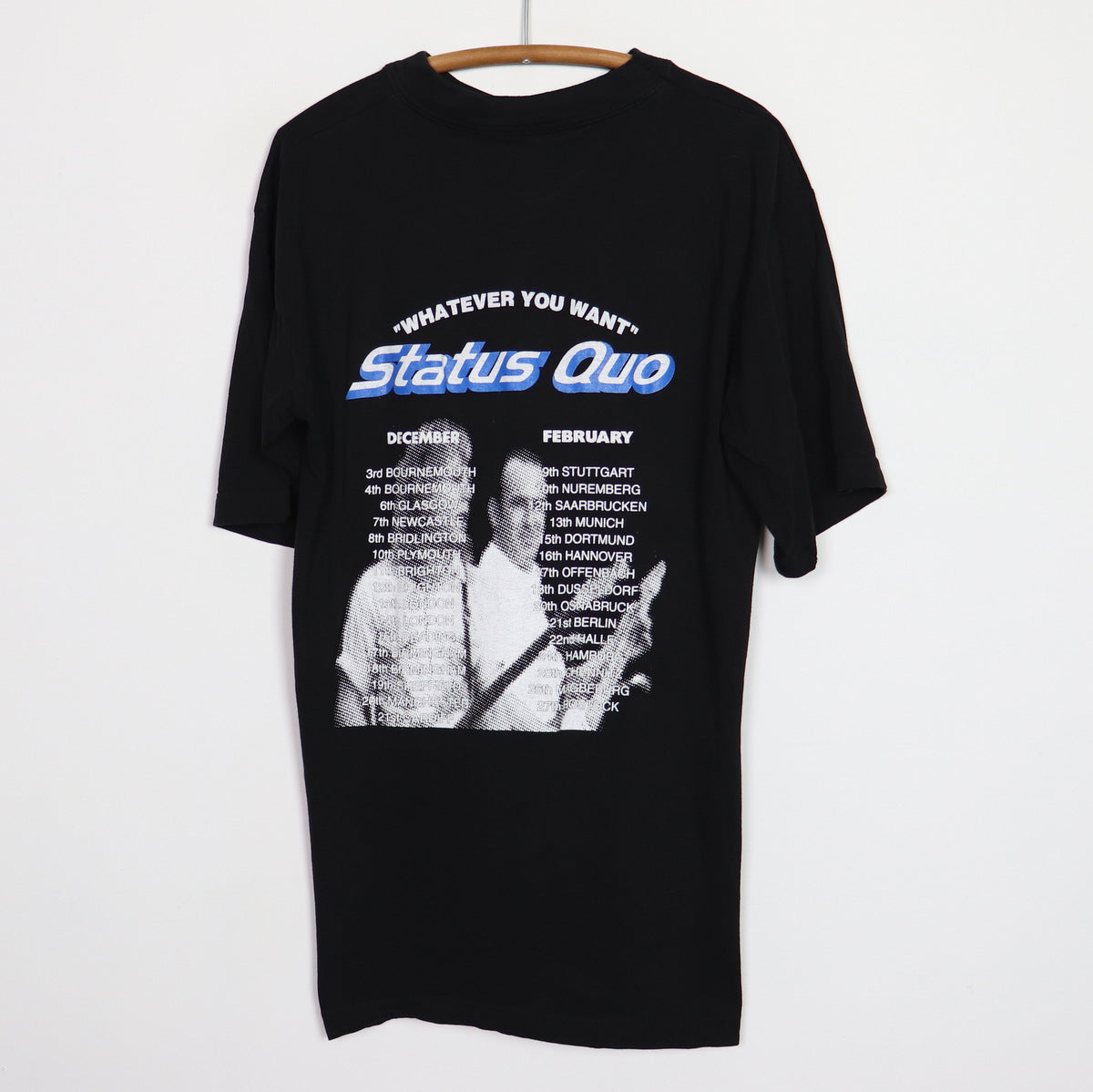 1997 Status Quo Whatever You Want Tour Shirt