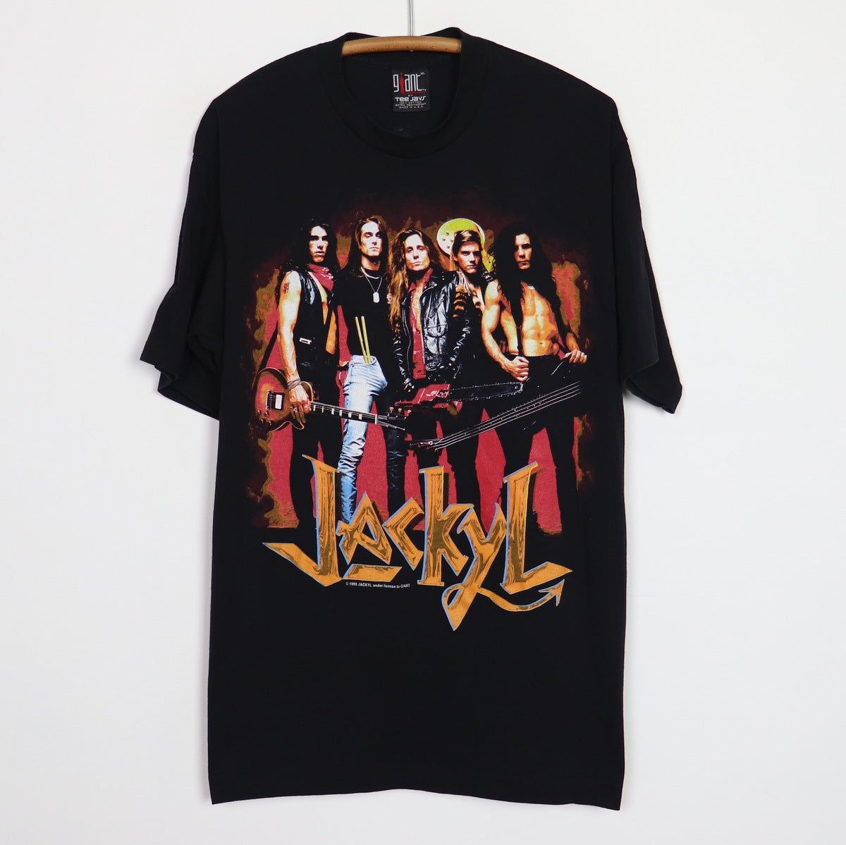1993 Jackyl Rock Me Roll Me Jackyl Me Off Tour Shirt | Authentic