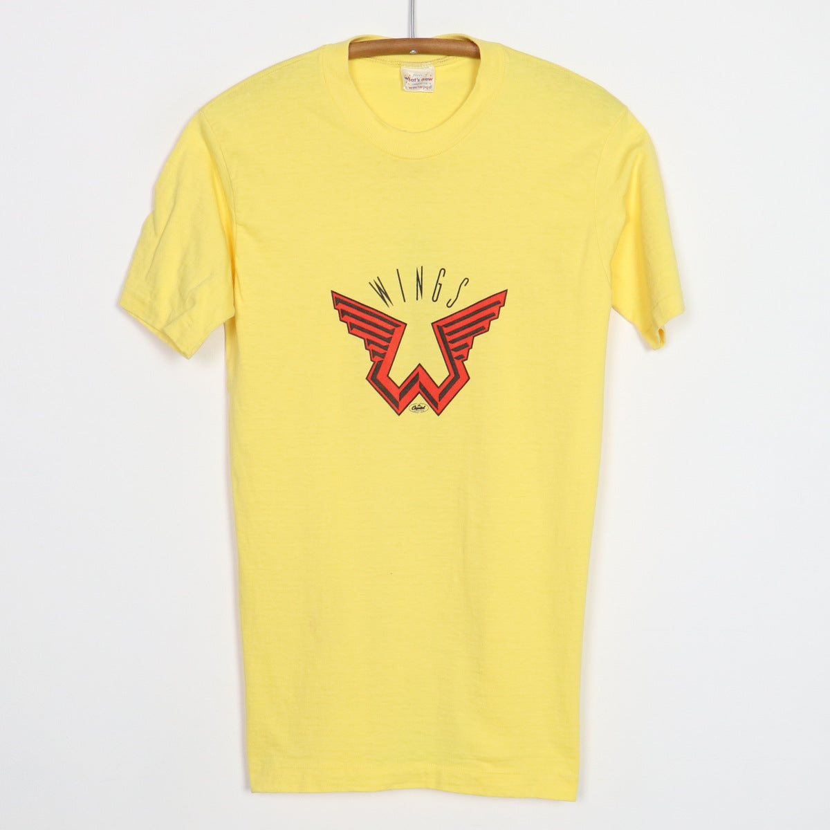 1975 Wings Capitol Records Promo Shirt