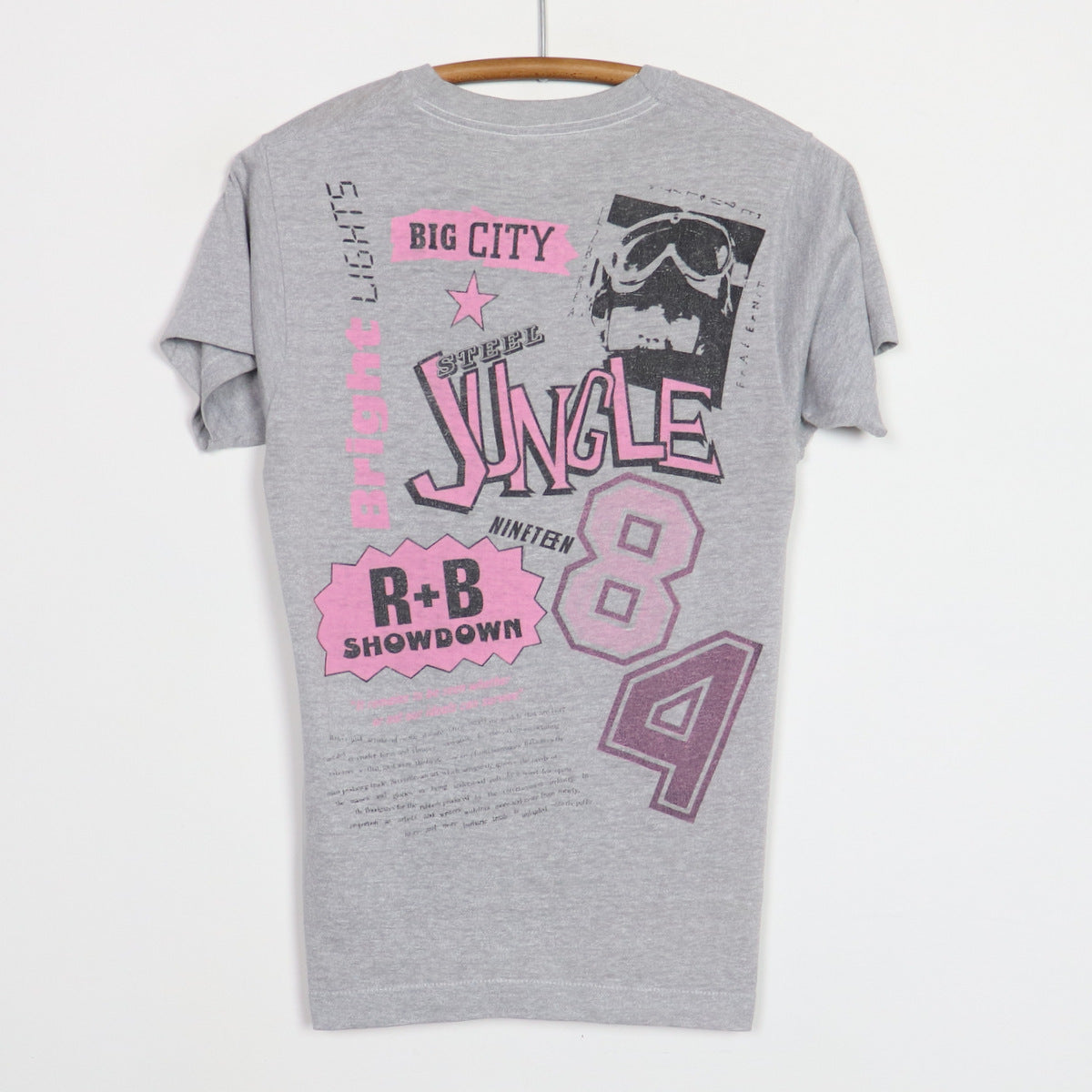 1984 The Clash Out Of Control Tour Shirt