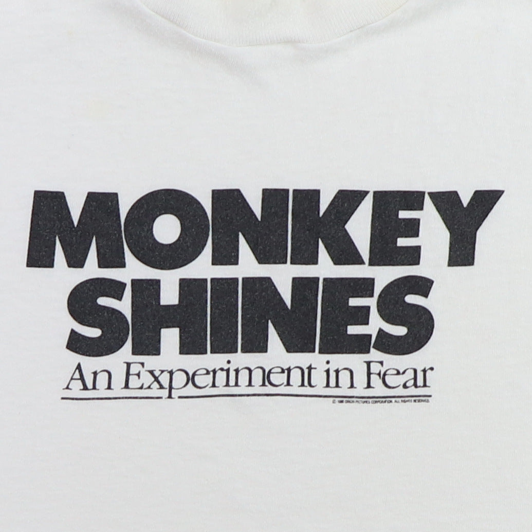 1988 Monkey Shines An Experiment In Fear Movie Shirt