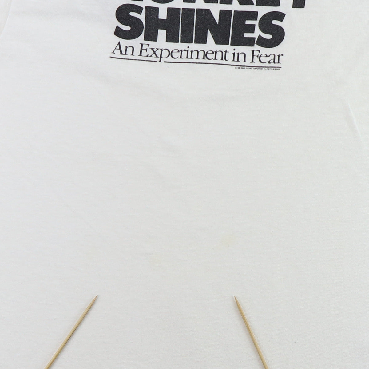 1988 Monkey Shines An Experiment In Fear Movie Shirt