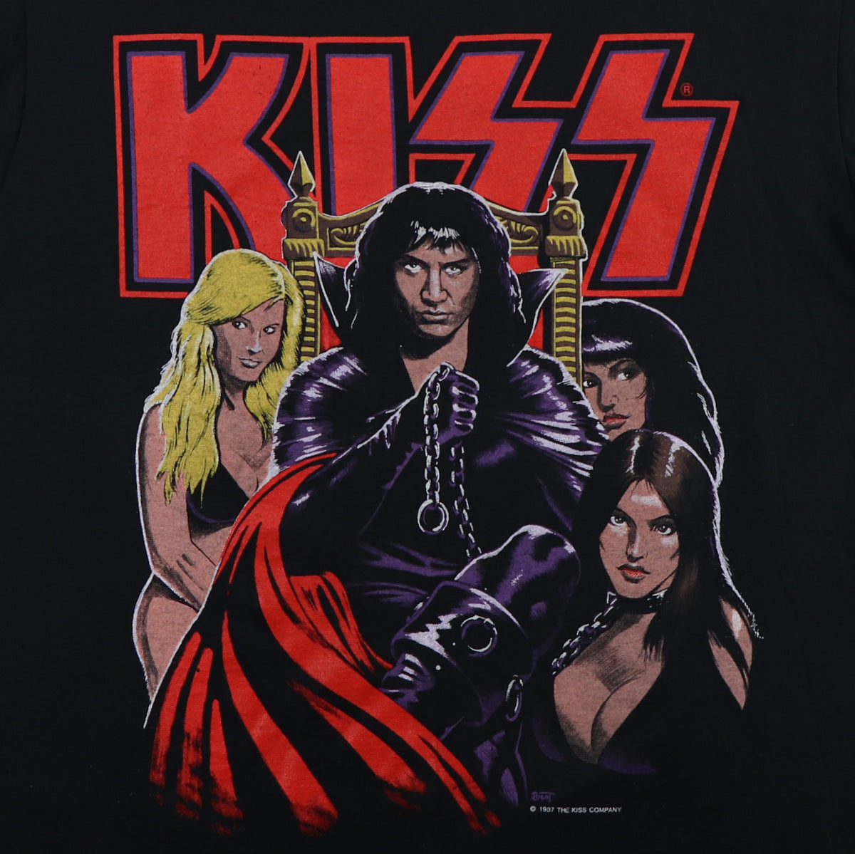 1987 Kiss Gene Simmons It's A Dirty Job Shirt
