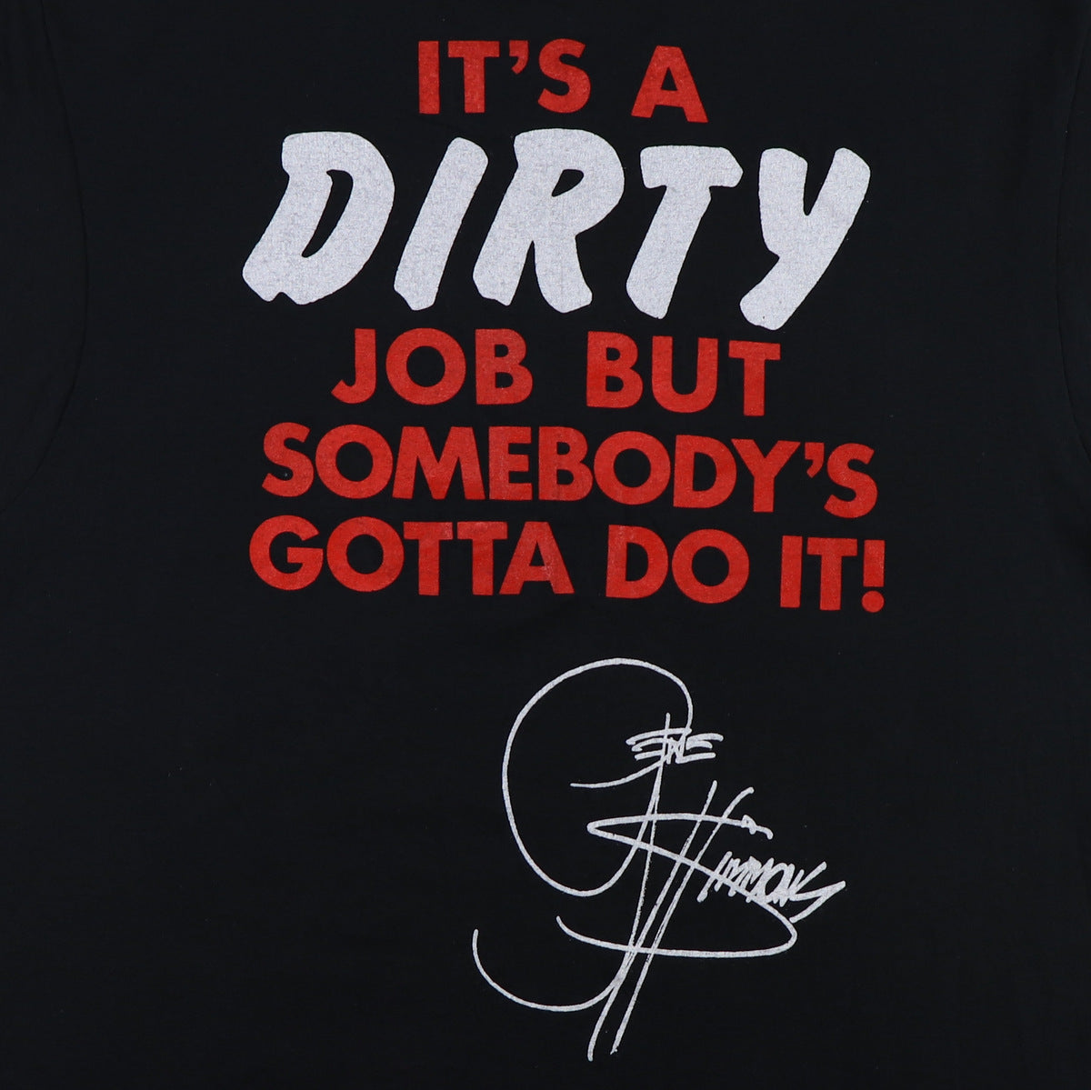 1987 Kiss Gene Simmons It's A Dirty Job Shirt