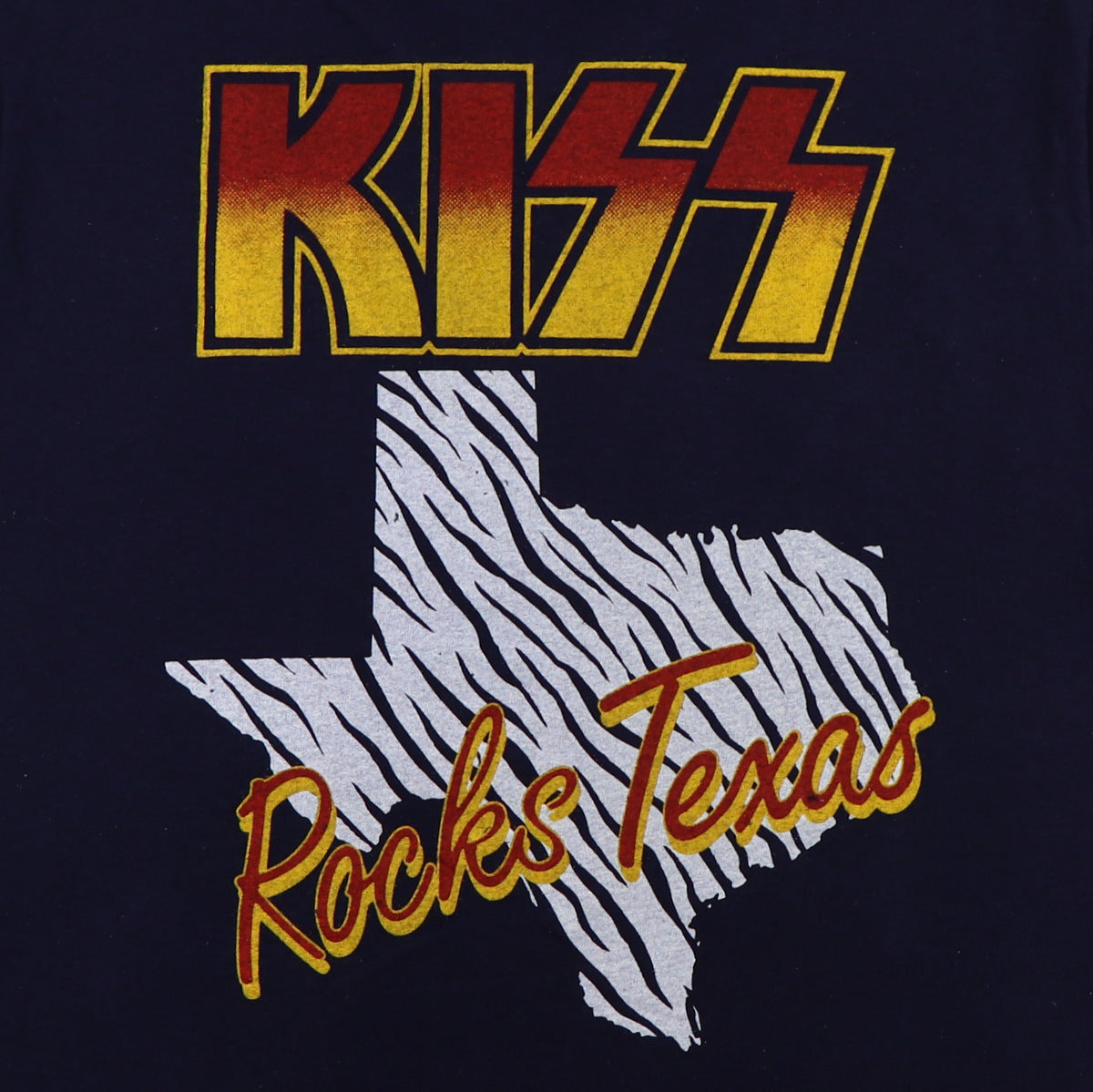 1984 Kiss Rocks Texas Shirt