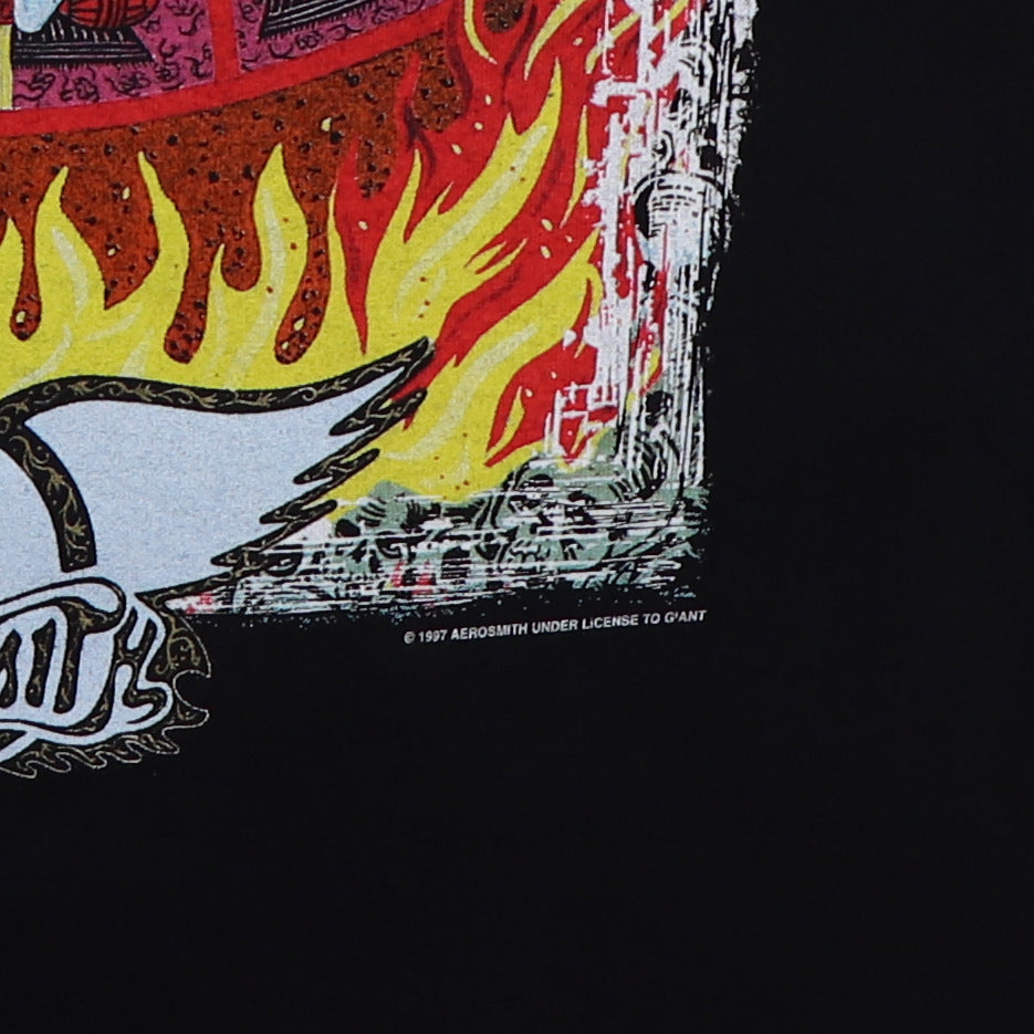1997 Aerosmith Nine Lives Tour Shirt