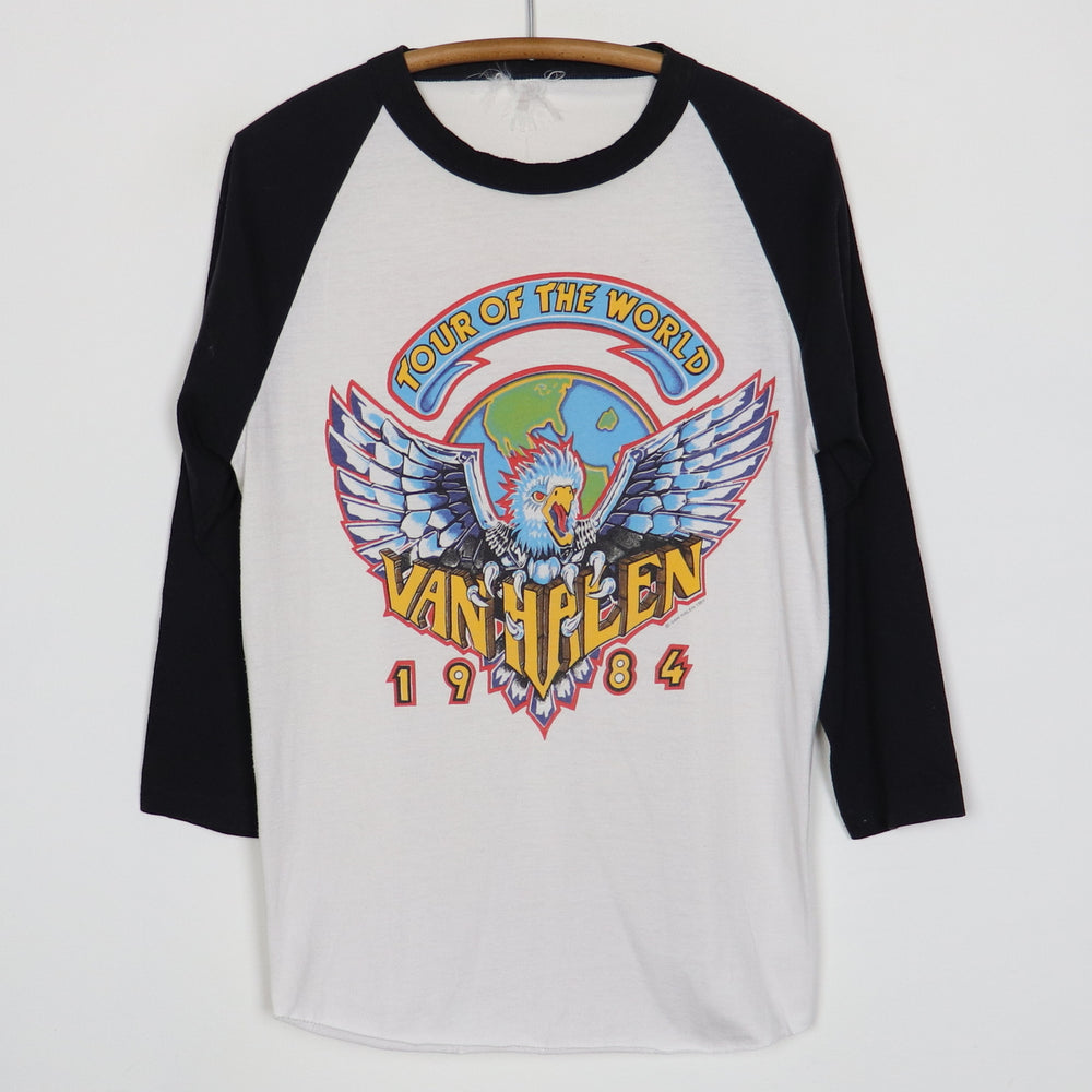 1984 Van Halen Tour Of The World Jersey Shirt