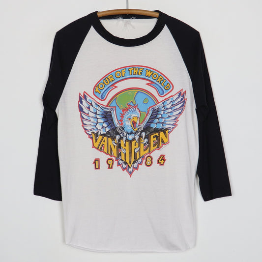 1984 Van Halen Tour Of The World Jersey Shirt