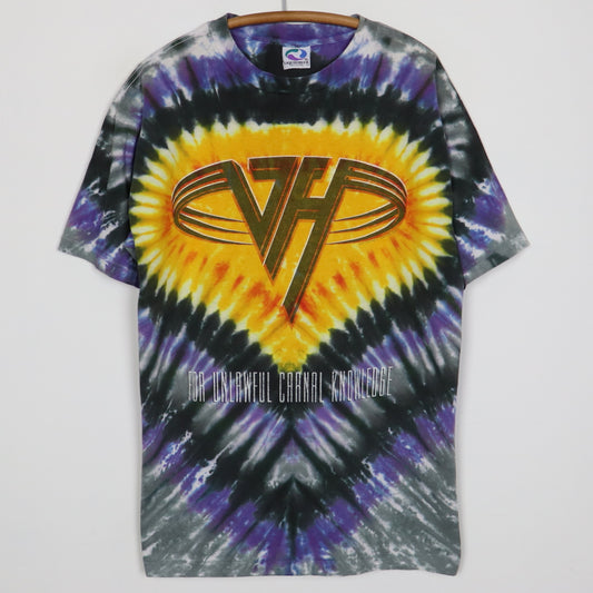 1991 Van Halen For Unlawful Carnal Knowledge Tie Dye Shirt