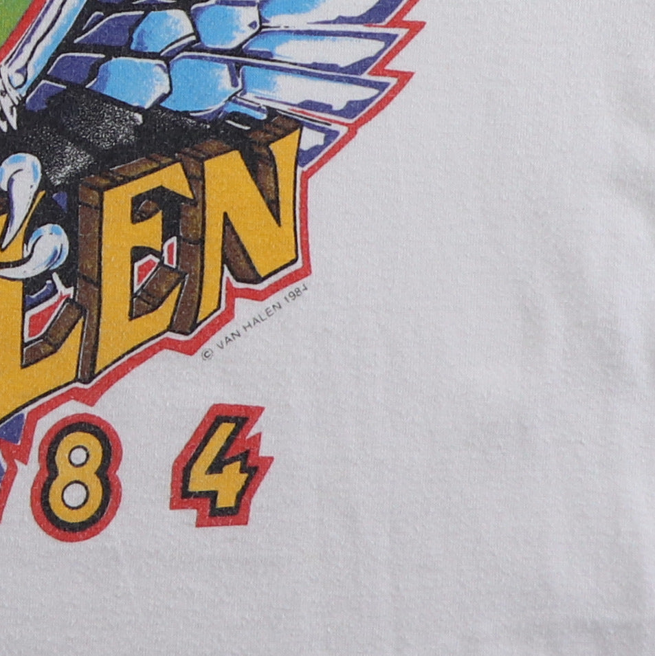 1984 Van Halen Tour Of The World Jersey Shirt