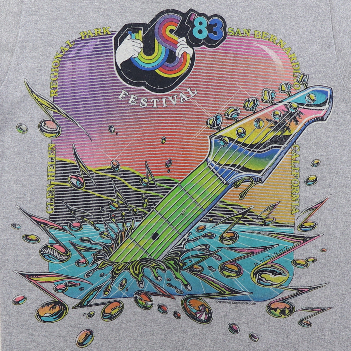 1983 Us Festival Concert Shirt