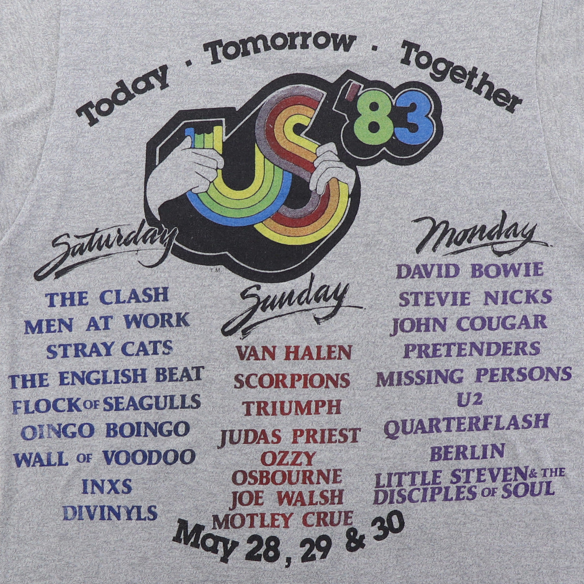 1983 Us Festival Concert Shirt