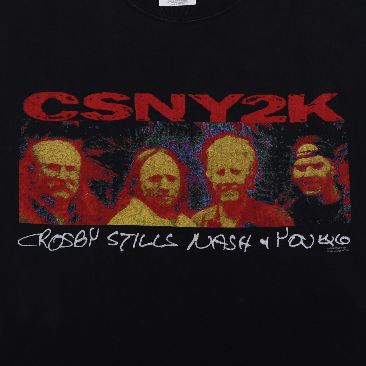 1999 Crosby Stills Nash & Young Looking Forward To Tour Shirt