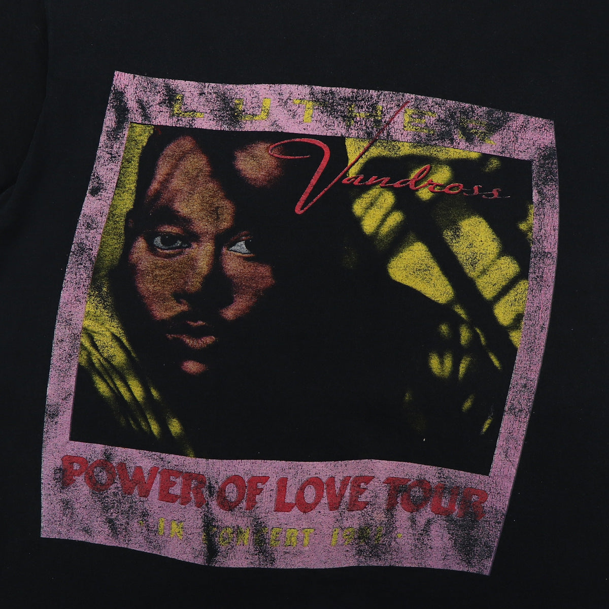 1991 Luther Vandross Power Of Love Tour Shirt