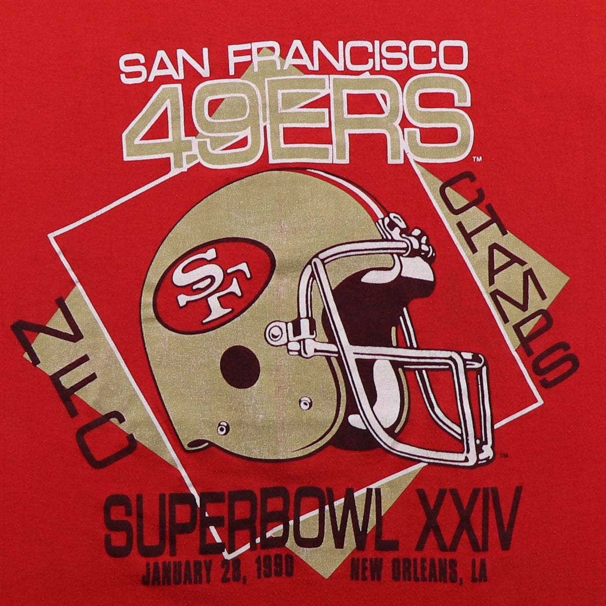 1990 San Francisco Forty Niners Super Bowl Shirt