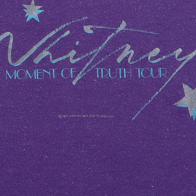 1987 Whitney Houston Moment Of Truth Tour Shirt