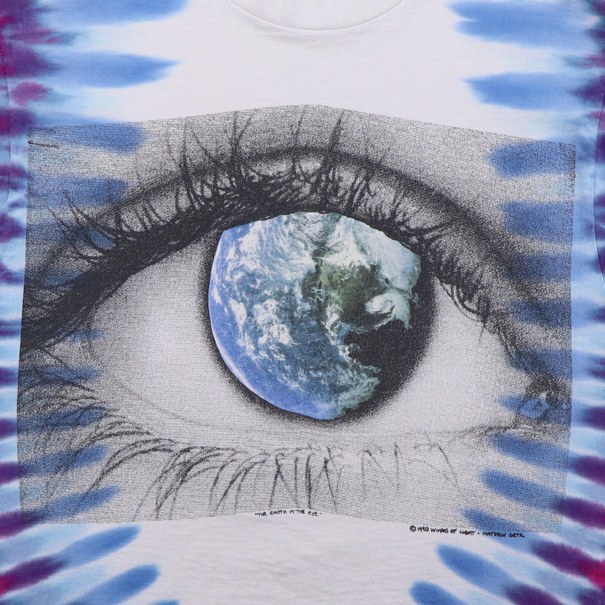 1990 Earth In The Eye Tie Dye Shirt