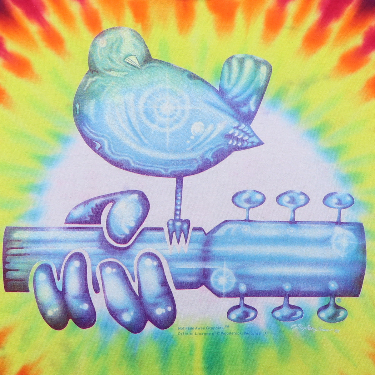 1994 Woodstock Music Festival Tie Dye Shirt