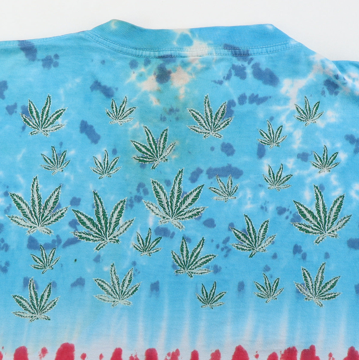 1990s When Will We Learn Which To Burn Flag Weed Tie Dye Shirt