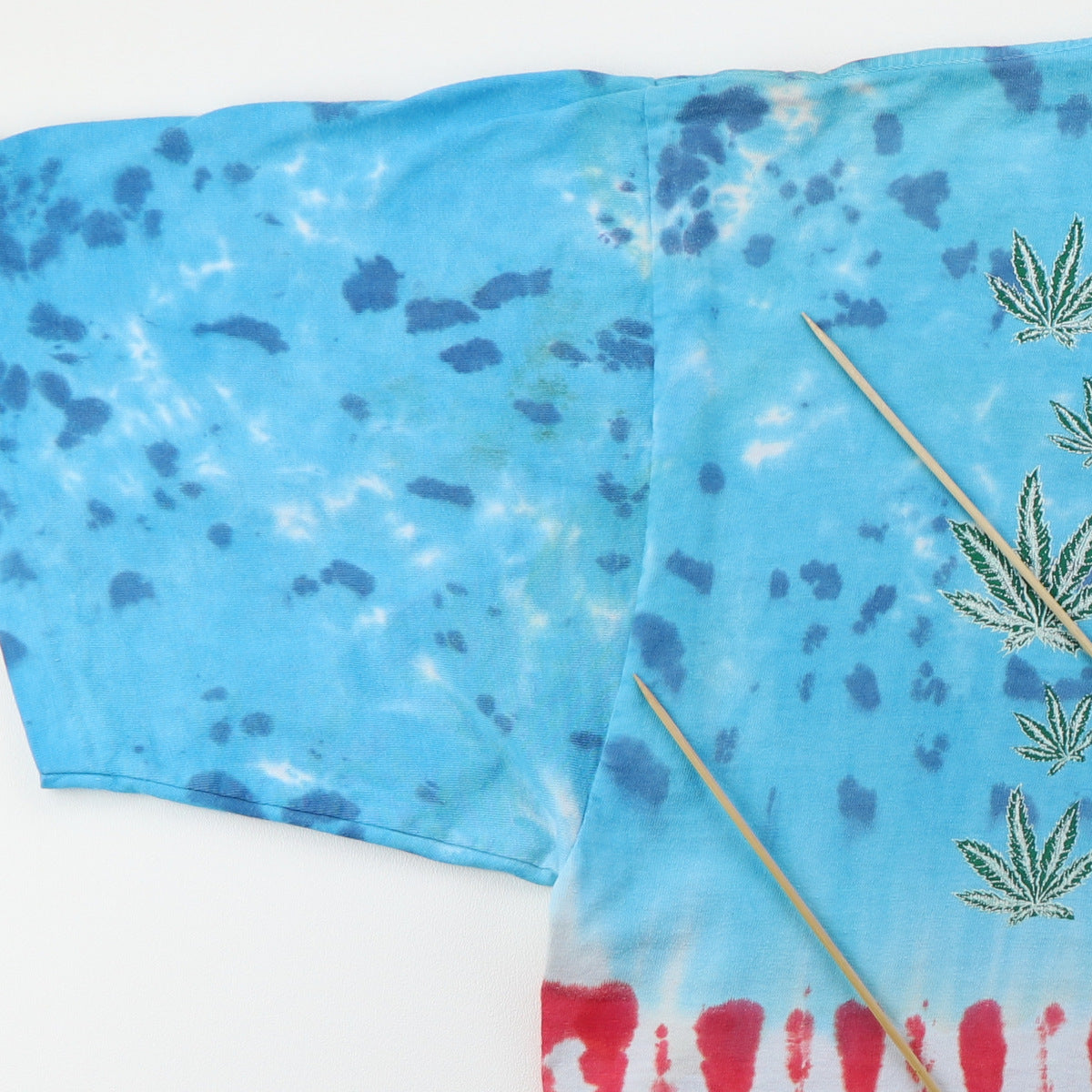 1990s When Will We Learn Which To Burn Flag Weed Tie Dye Shirt