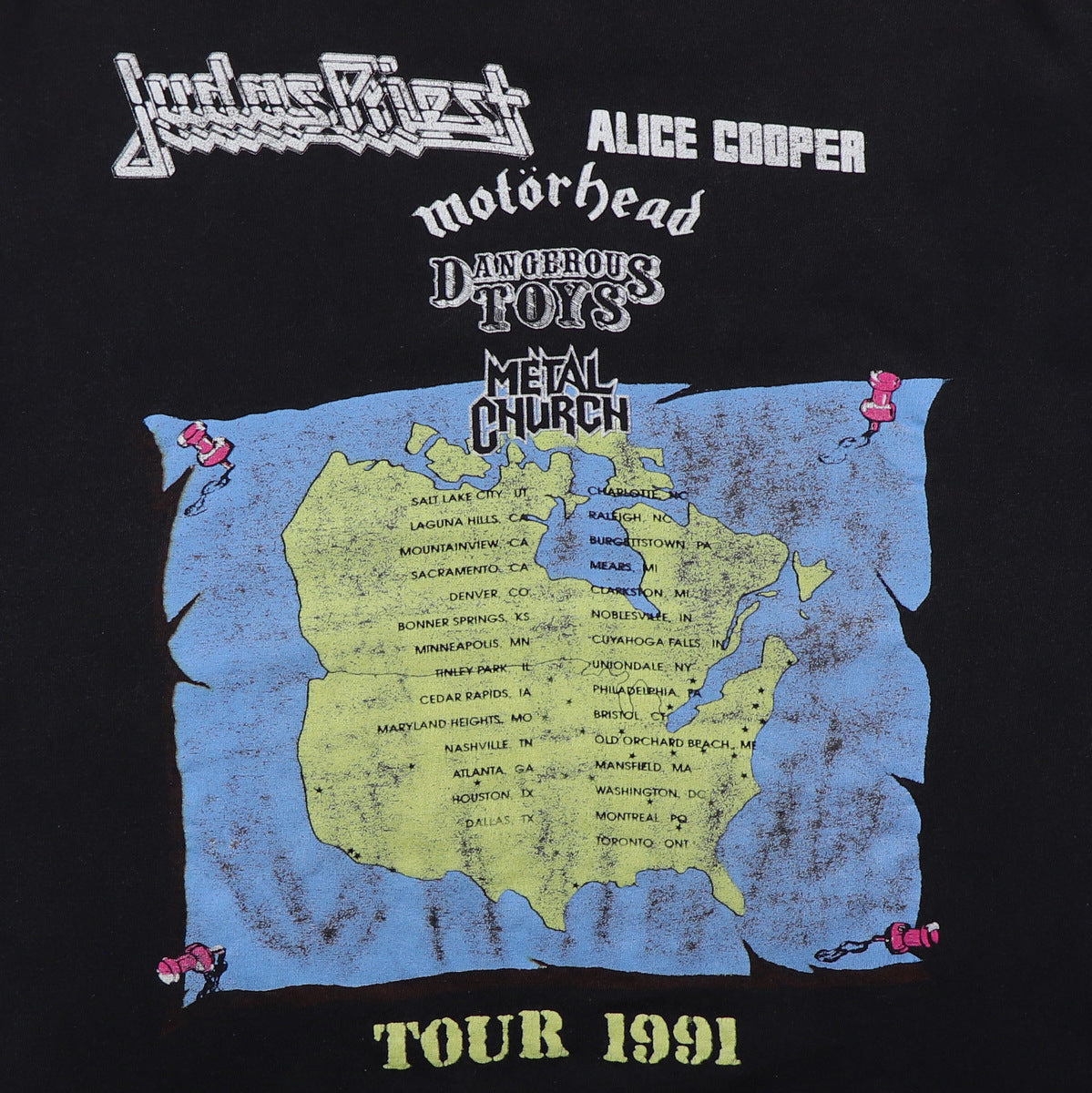 1991 Operation Rock & Roll Tour Shirt