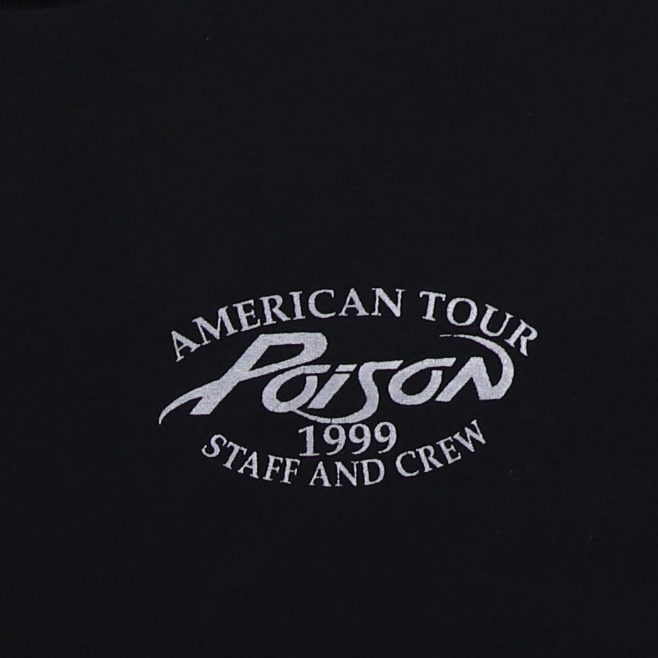 1999 Poison Staff Crew Tour Shirt