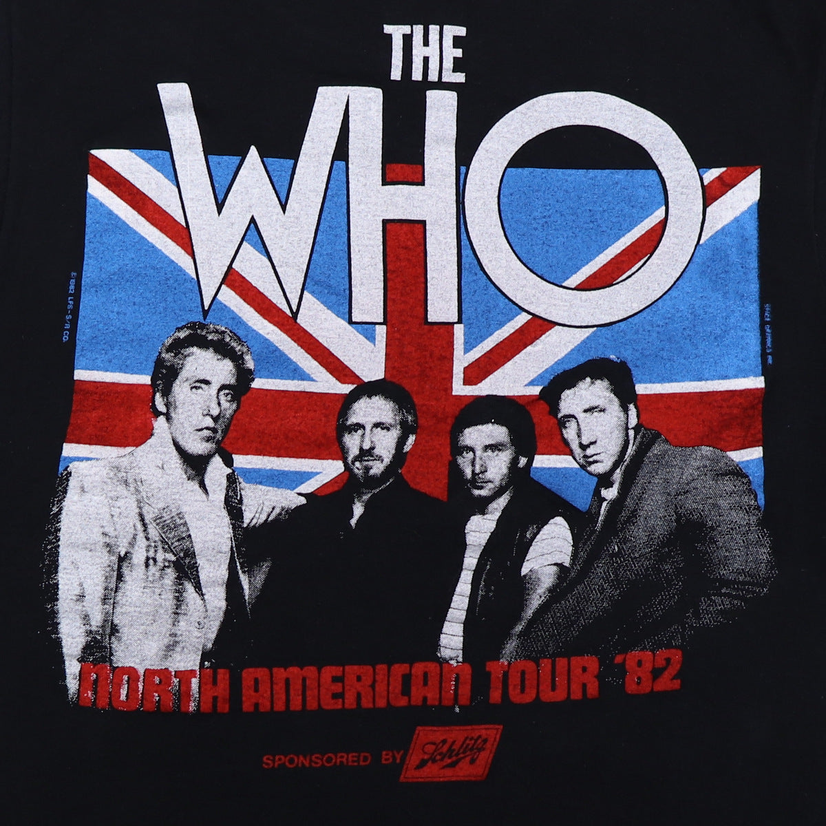 1982 The Who It's Hard Tour Shirt
