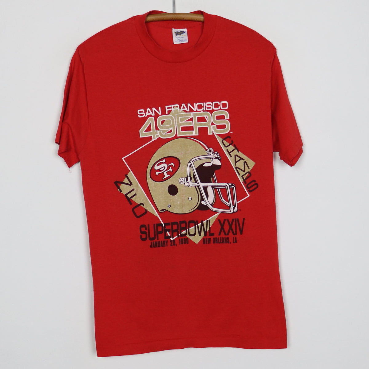 1990 San Francisco Forty Niners Super Bowl Shirt