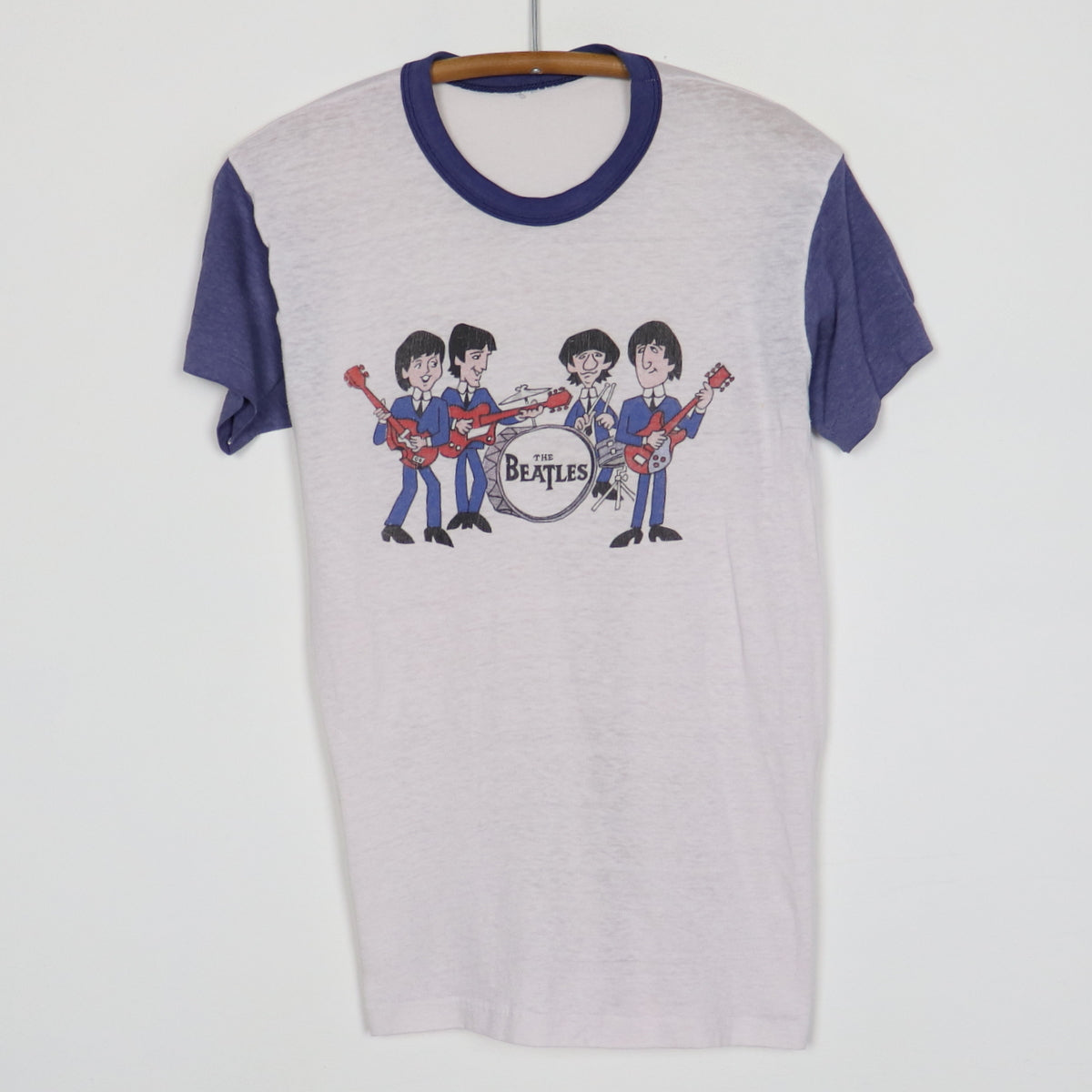 1970s The Beatles Cartoon Shirt – WyCo Vintage