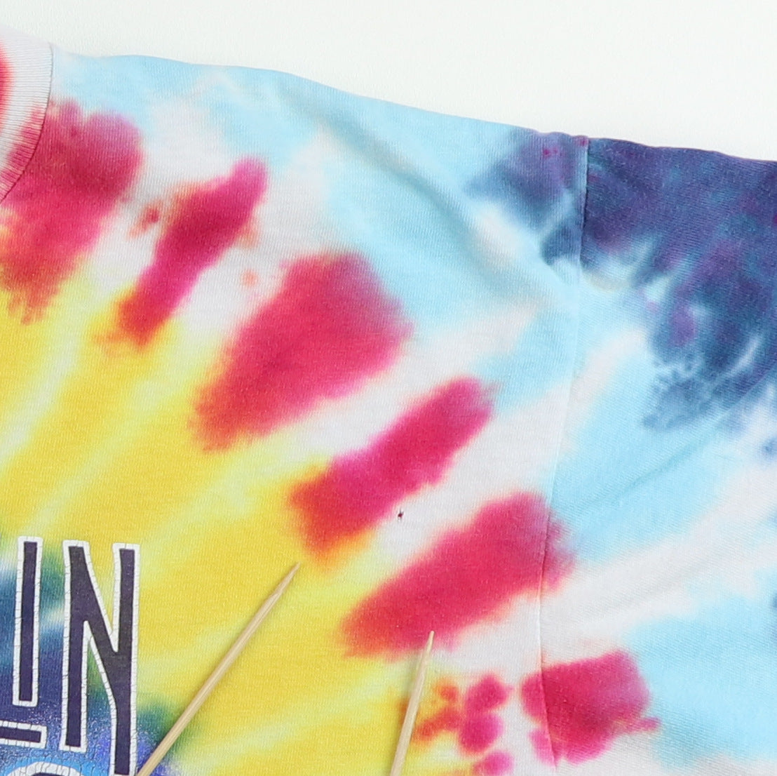 1990s Led Zeppelin Swan Song Tie Dye Shirt